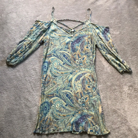 NWOT Forever 21 Paisley Sun Dress - Picture 2 of 7
